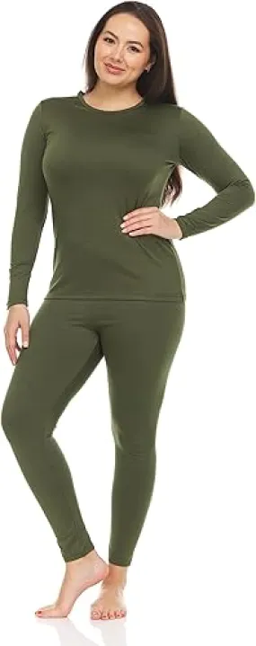 Thermal Set 2 Women Olive
