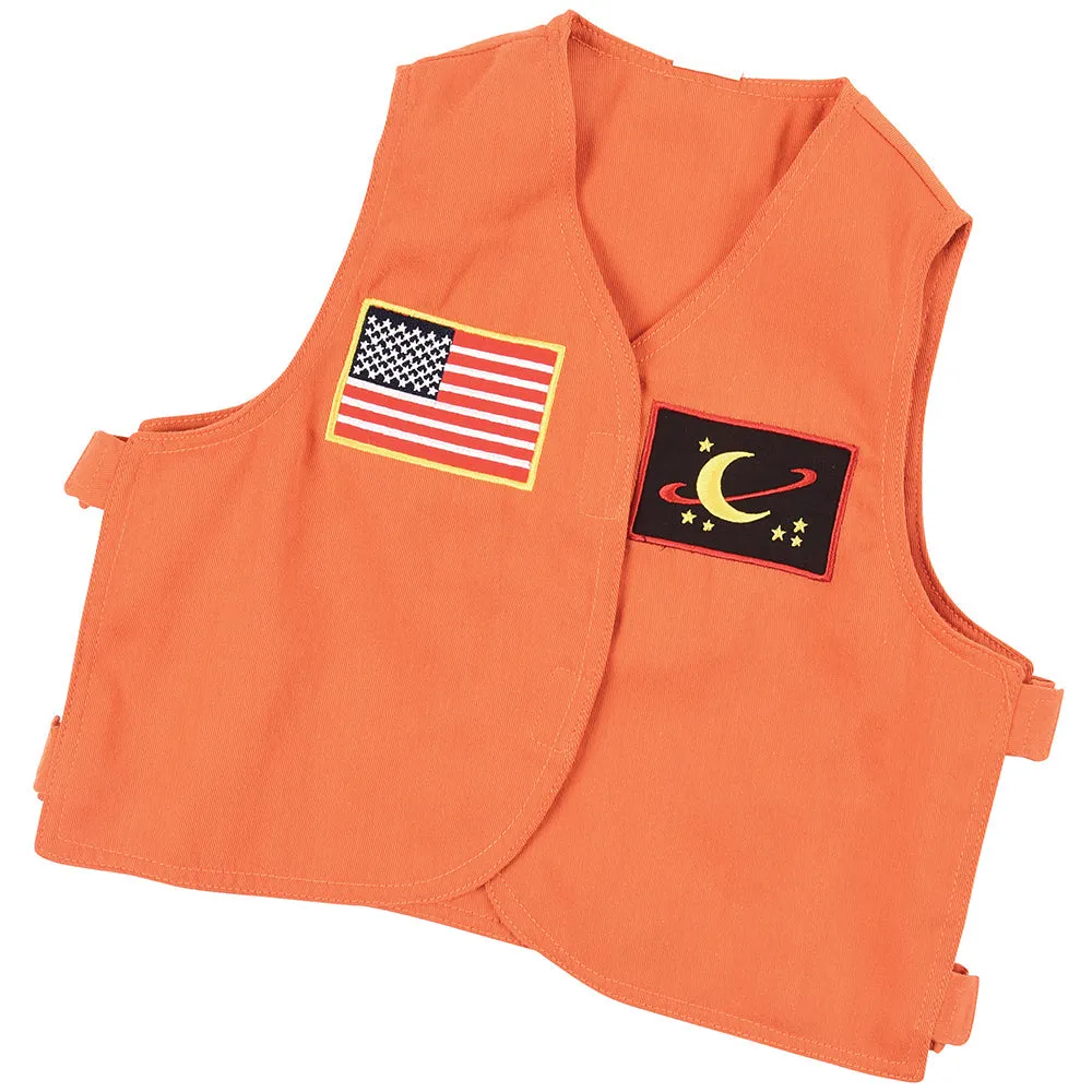 Toddler Astronaut Role-Play Vest & Helmet | Easy Slip-On with Hook & Loop Closures