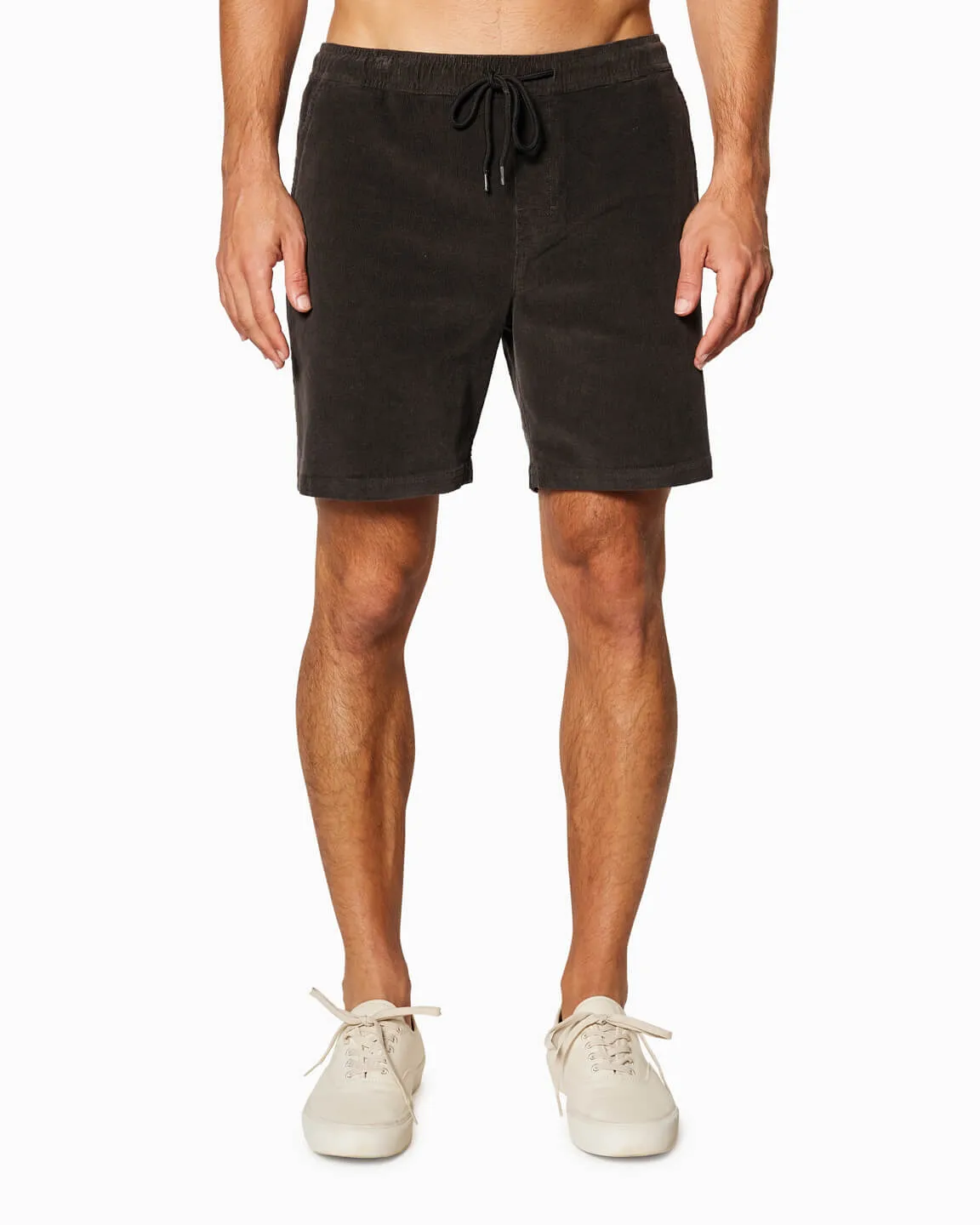 Toes on the Nose Cabo Corduory Short-Charcoal
