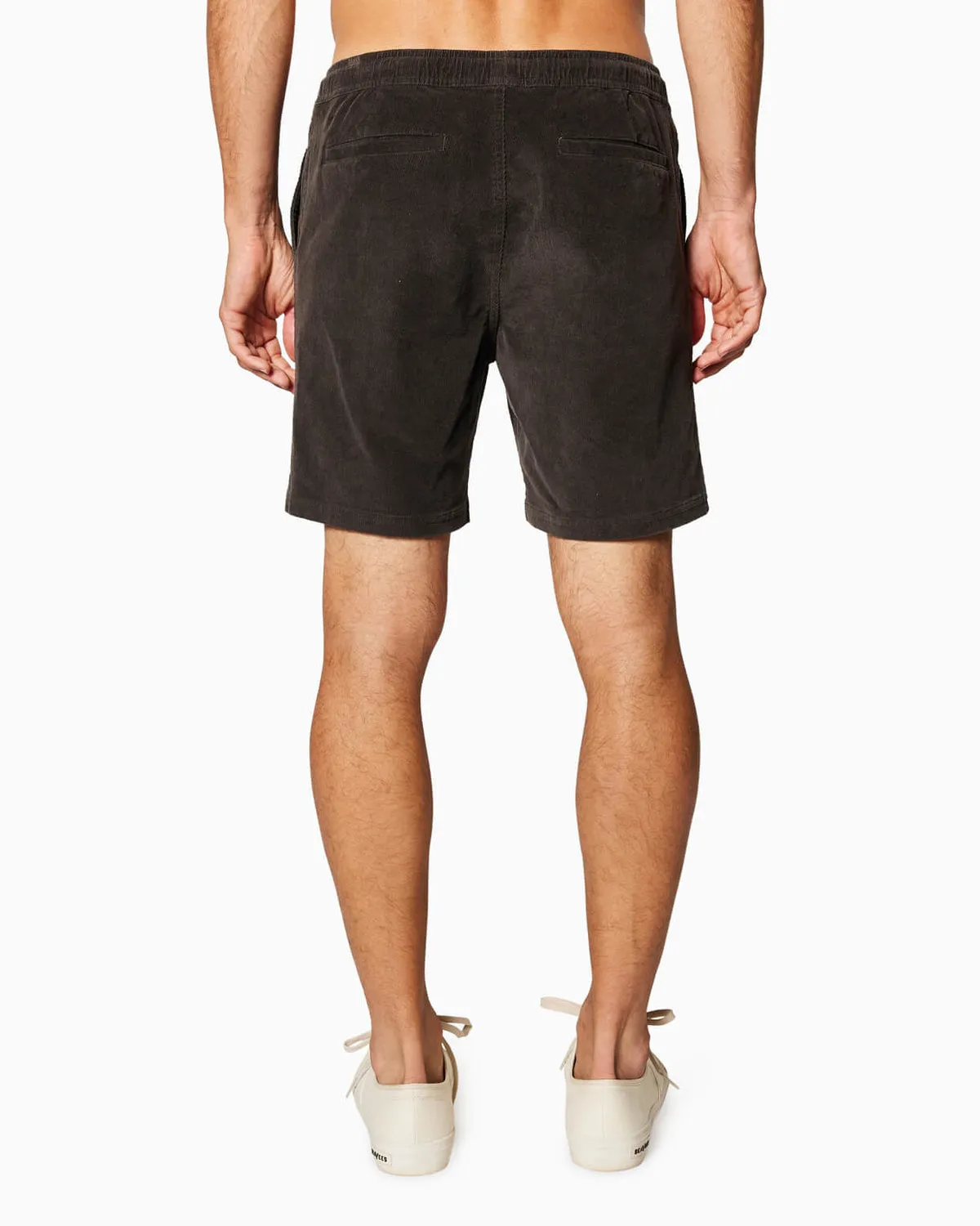 Toes on the Nose Cabo Corduory Short-Charcoal
