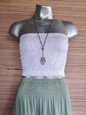 TUBE SMOCK New White