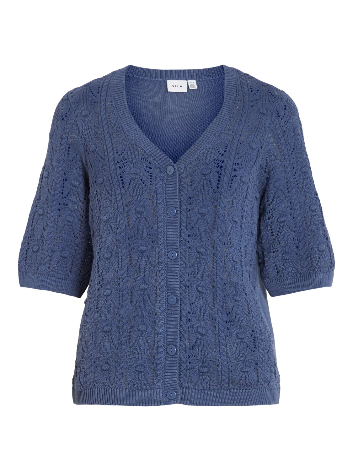 VITHENA Knit Cardigan - Bijou Blue