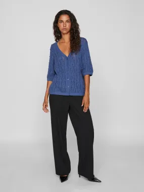 VITHENA Knit Cardigan - Bijou Blue