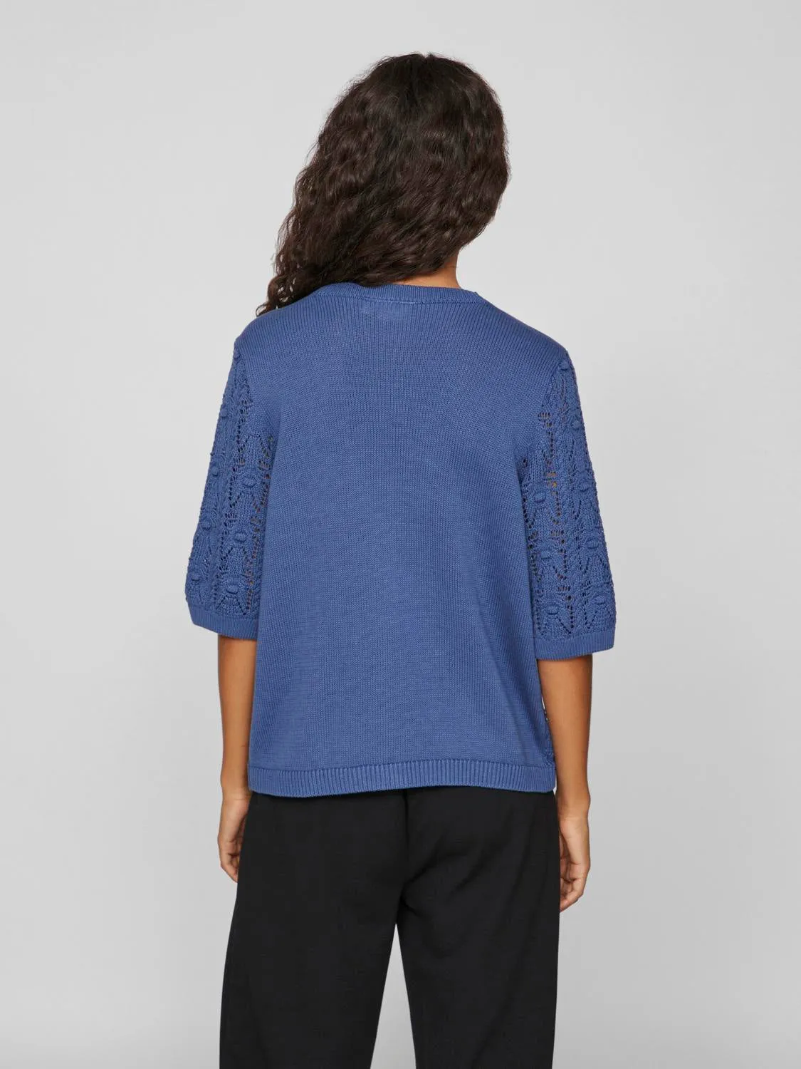 VITHENA Knit Cardigan - Bijou Blue