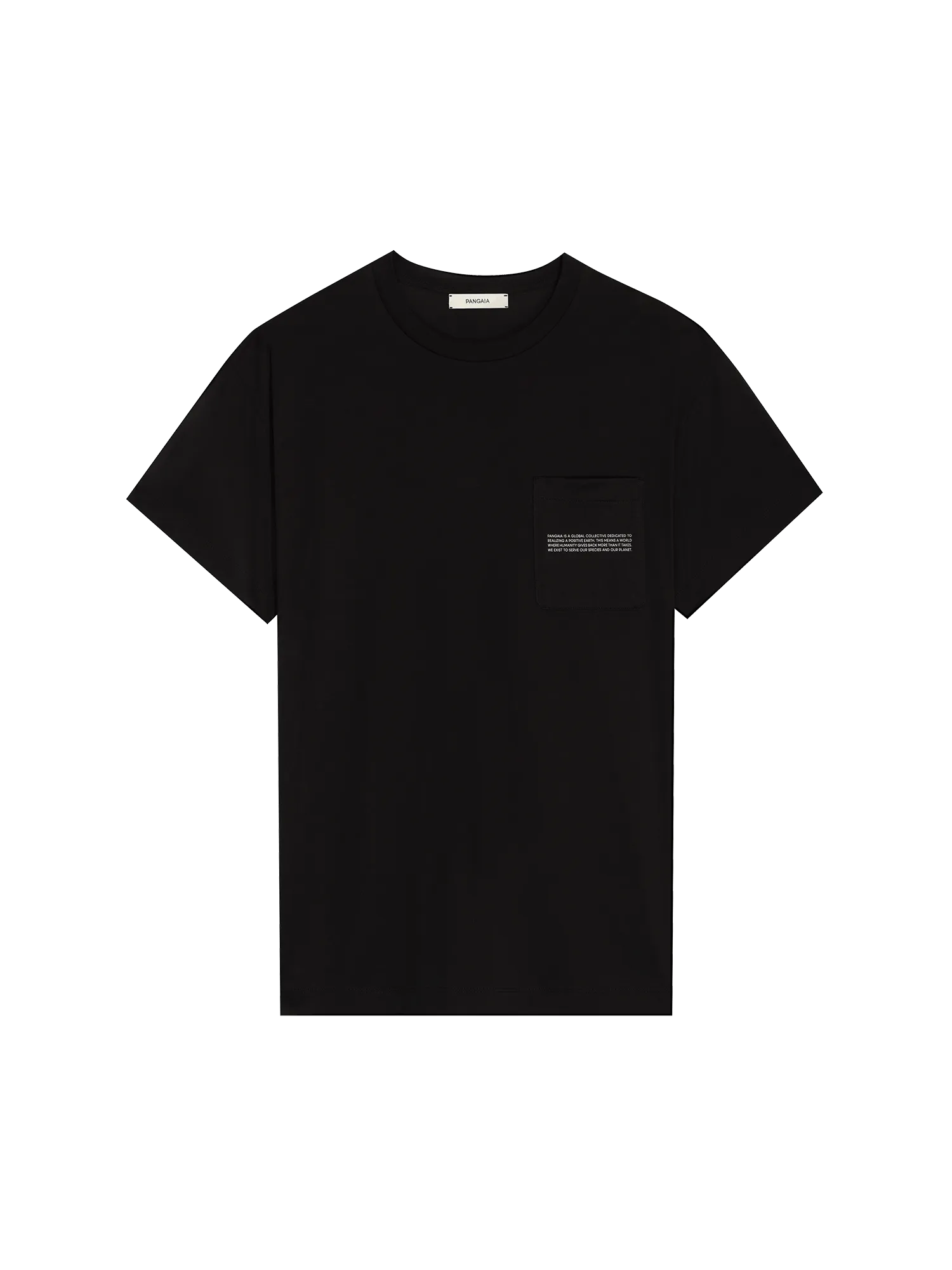 Womens 365 Lightweight Pocket T-Shirt—black