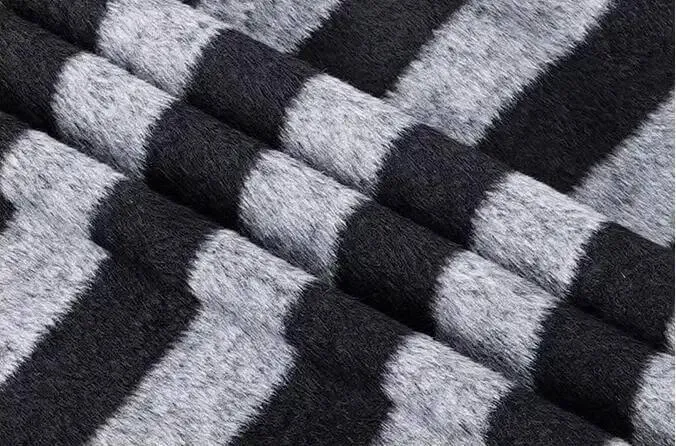 women's set Chic Striped Woolen Vest with Harem Pants Set